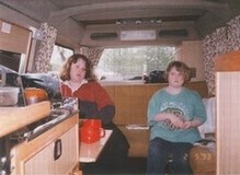 Another fun day on a family camping holiday in 1993